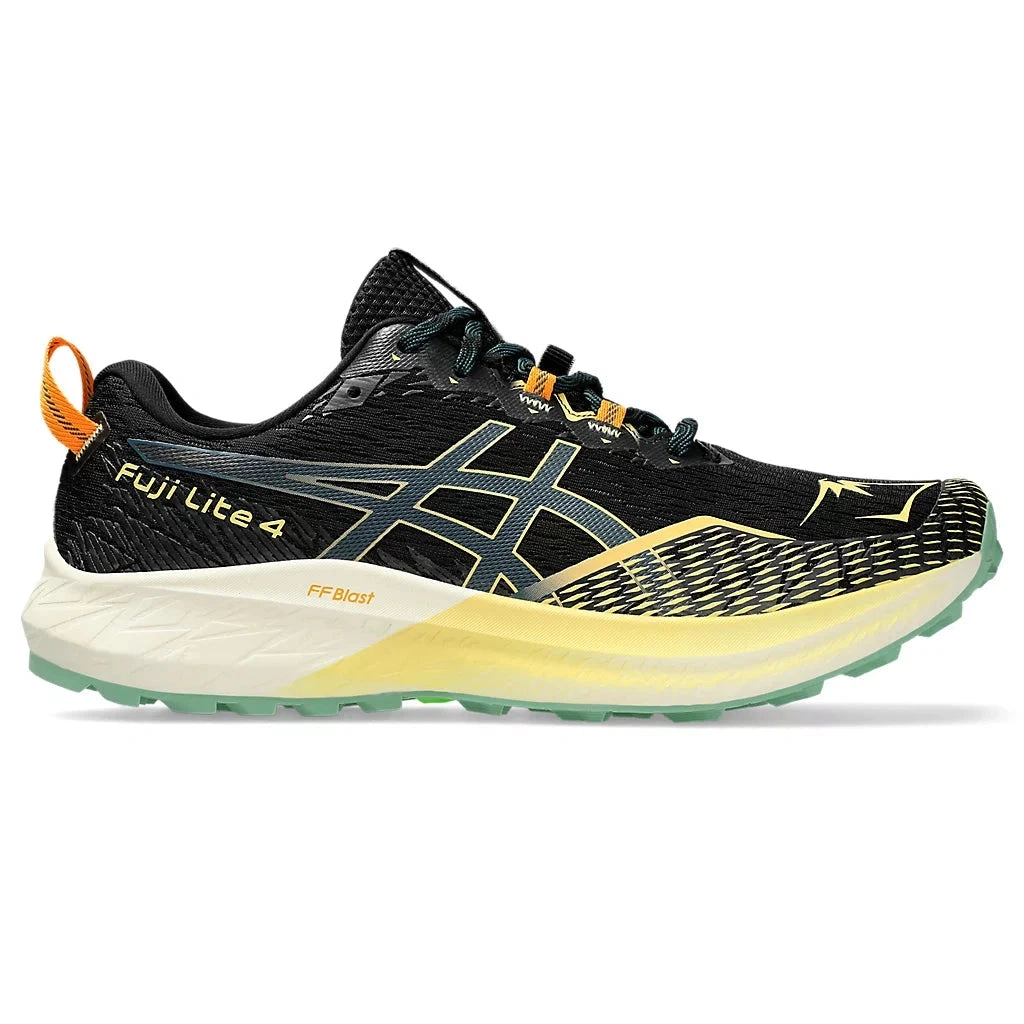 Asics Fuji Lite 4 - Čiste ugodnost v črni barvi z modrim sijajem!